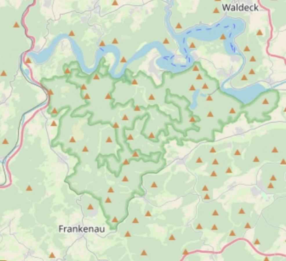Frankenau Fewo Kellerwald Esterno foto